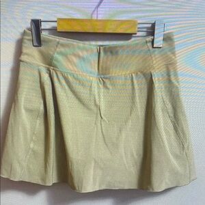 Women’s Athletic Skort - Light Yellow Active Shorts